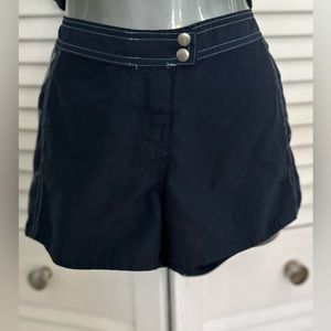 Vintage Kanu Surf shorts  navy and baby blue size medium
